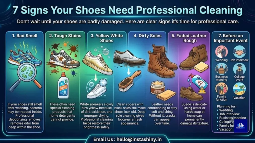 7 Signs Your Shoes Need Professional Cleaning