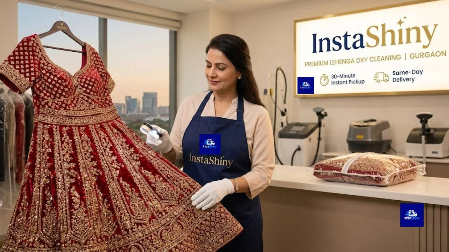 Best Premium Lehenga Dry Cleaning Service in Gurgaon