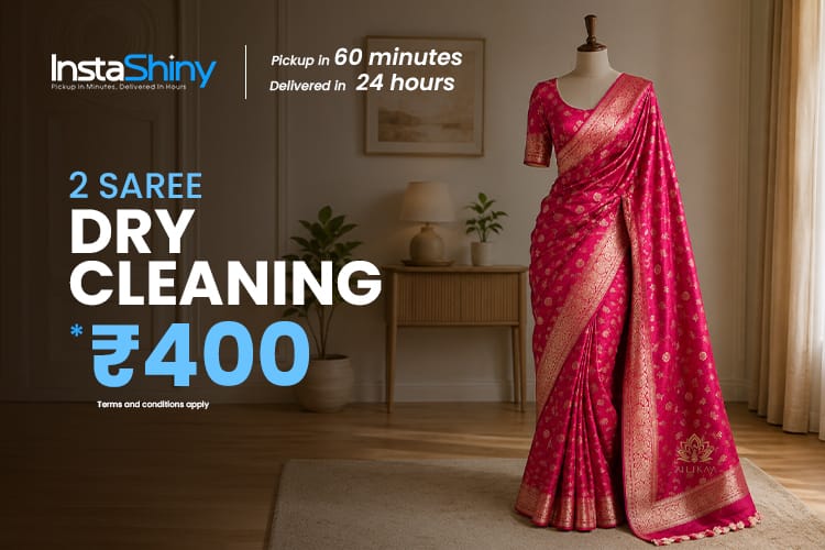 2 Saree Dry Cleaning